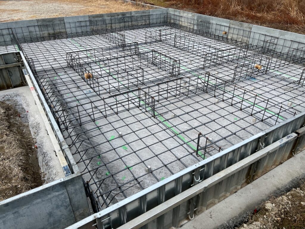 基礎工事の施工写真